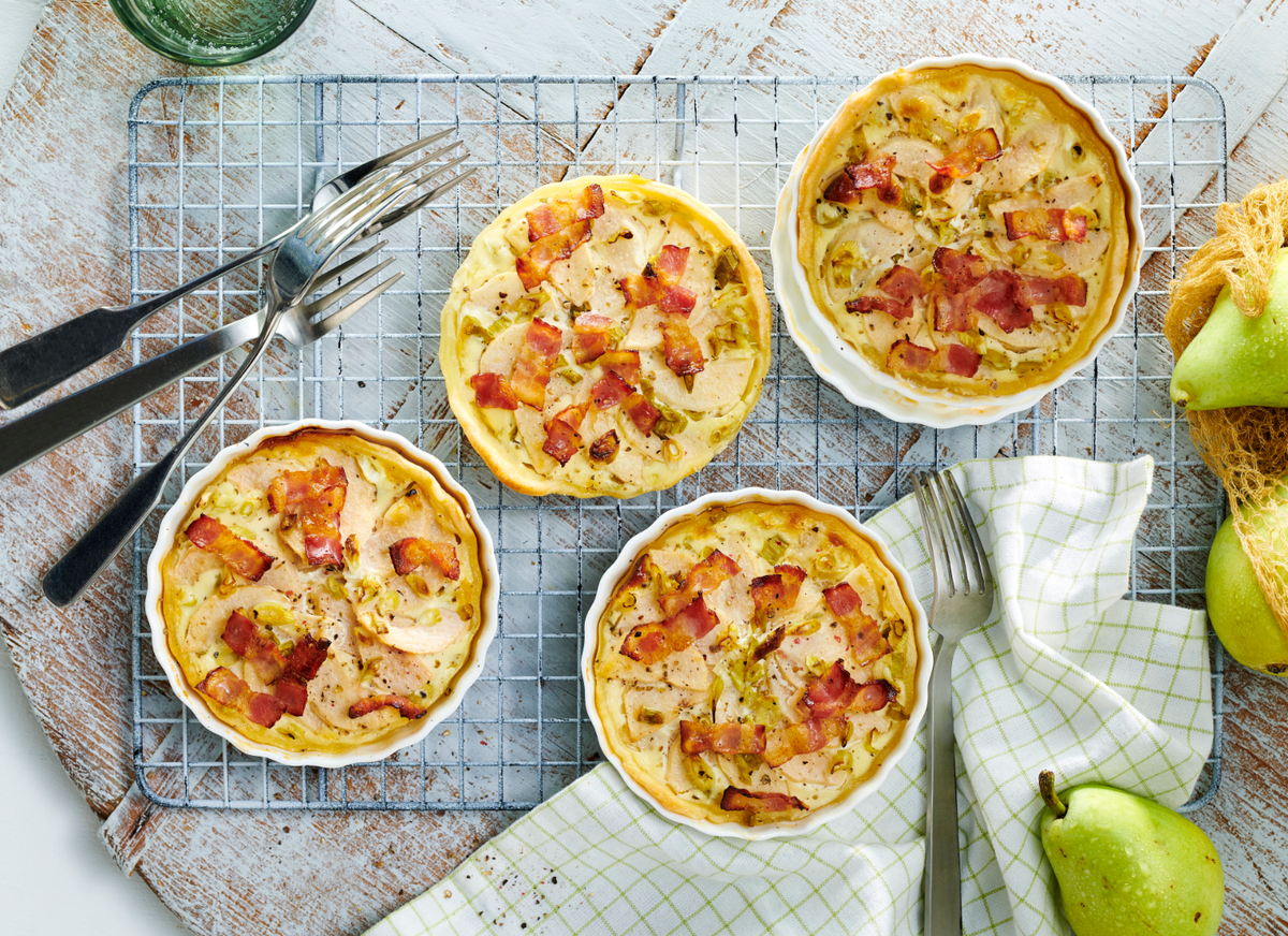 Birnen-Bacon-Quiche