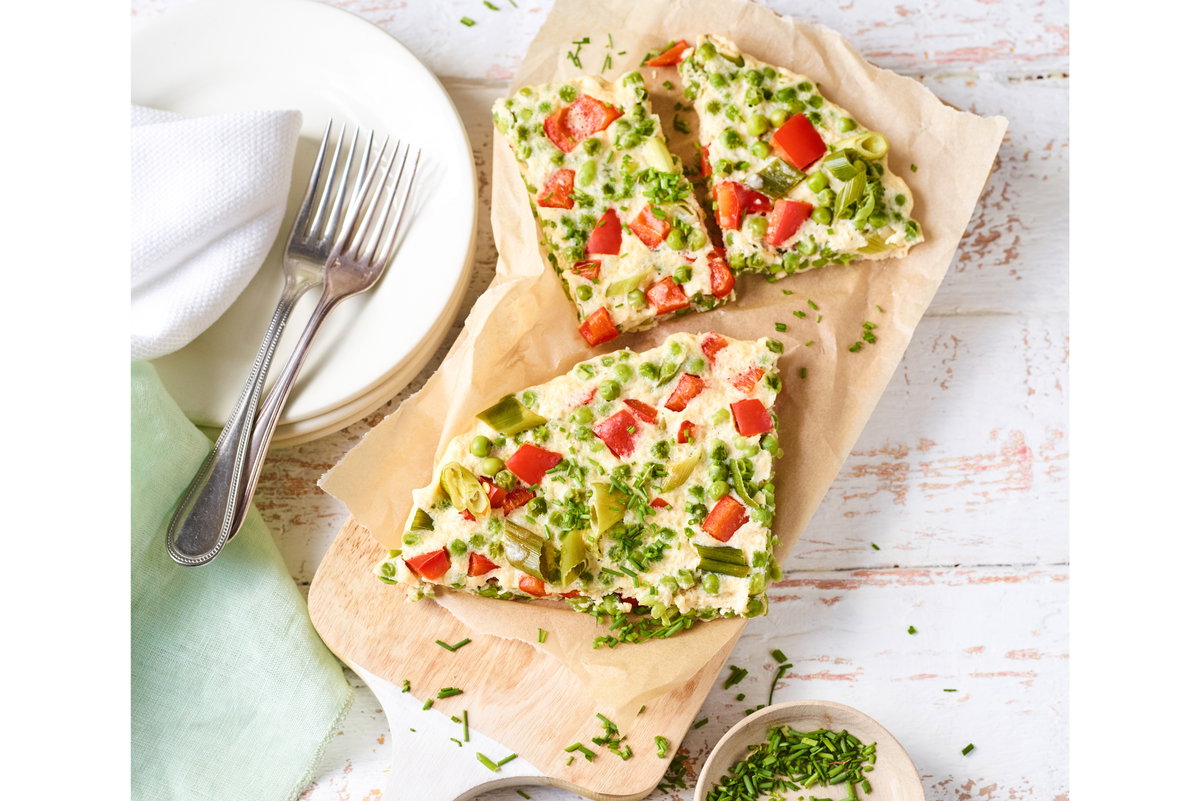 Erbsen-Frittata
