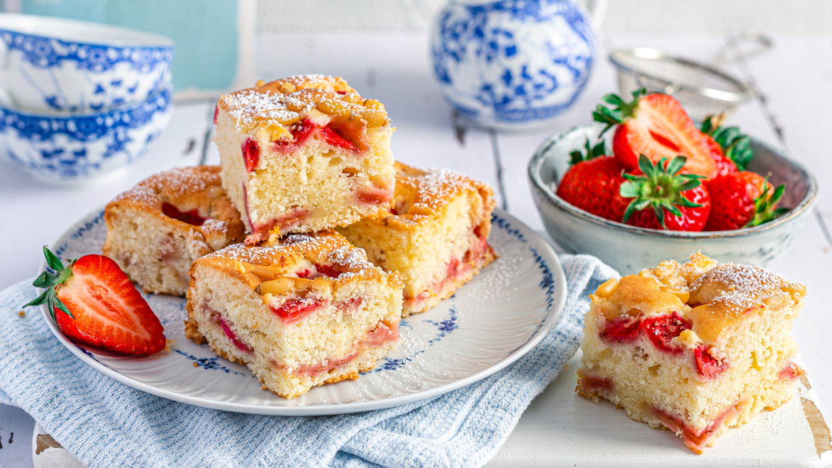 Landfrauen-Rezept für saftigen Erdbeer-Buttermilch-Kuchen 