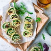 Rezept für Antipasti-Röllchen mit Tofu und getrockneten Tomaten 