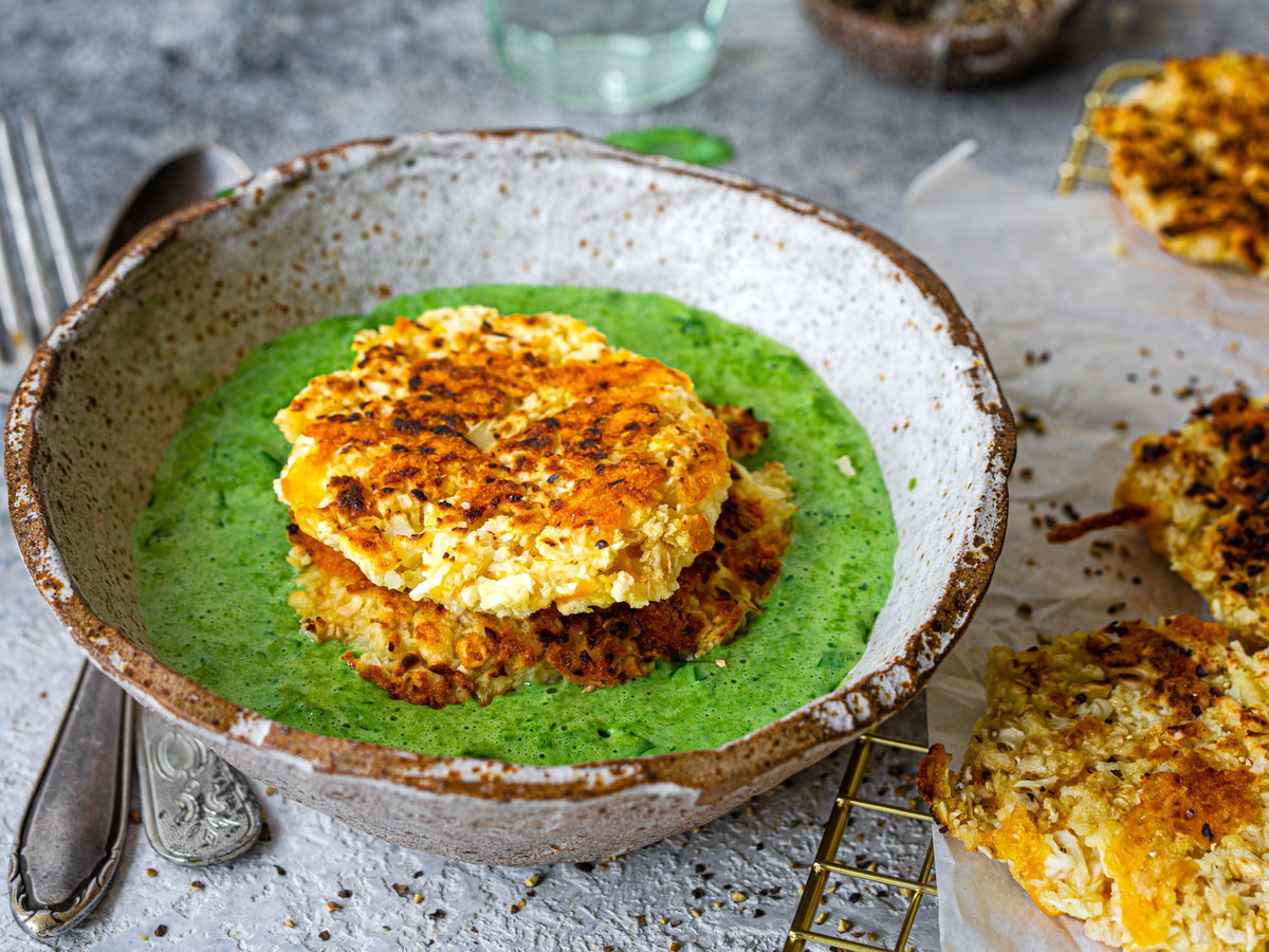 Blumenkohl-Käse-Taler