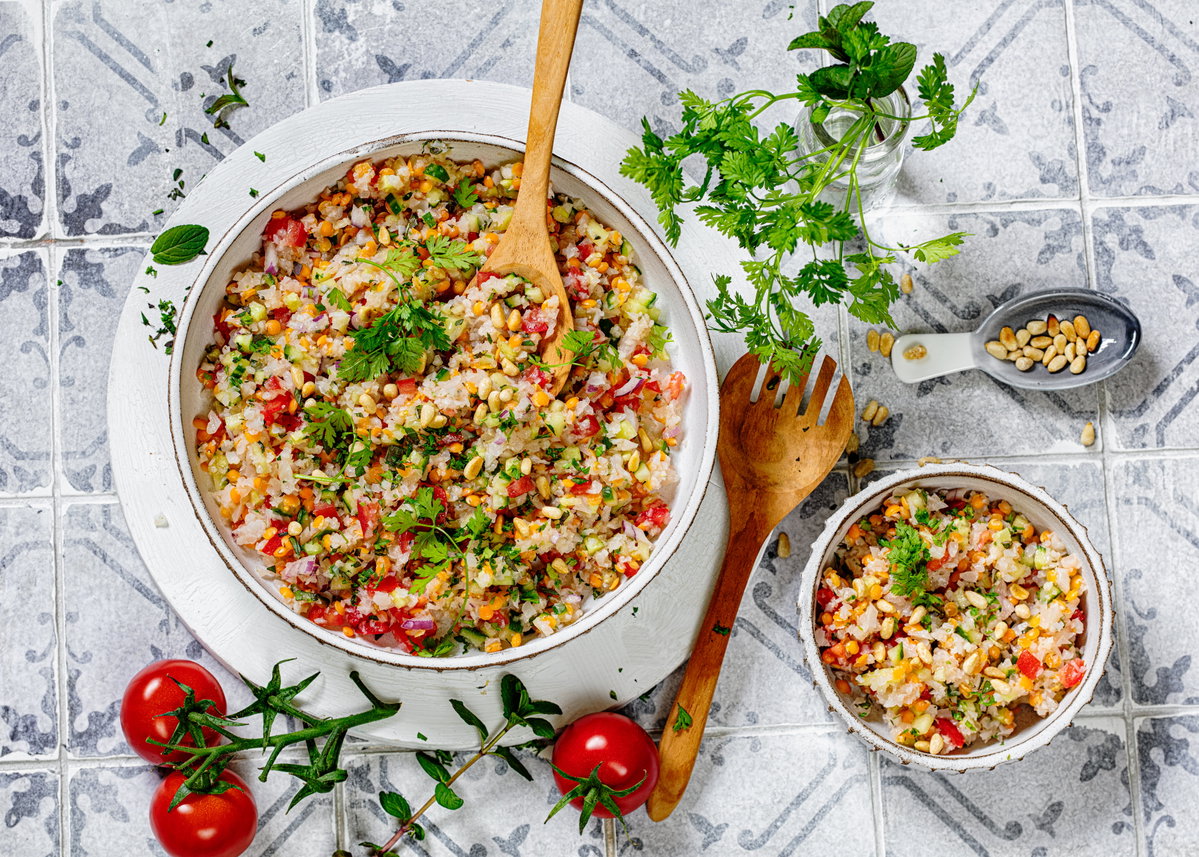 Blumenkohl-Tabouleh