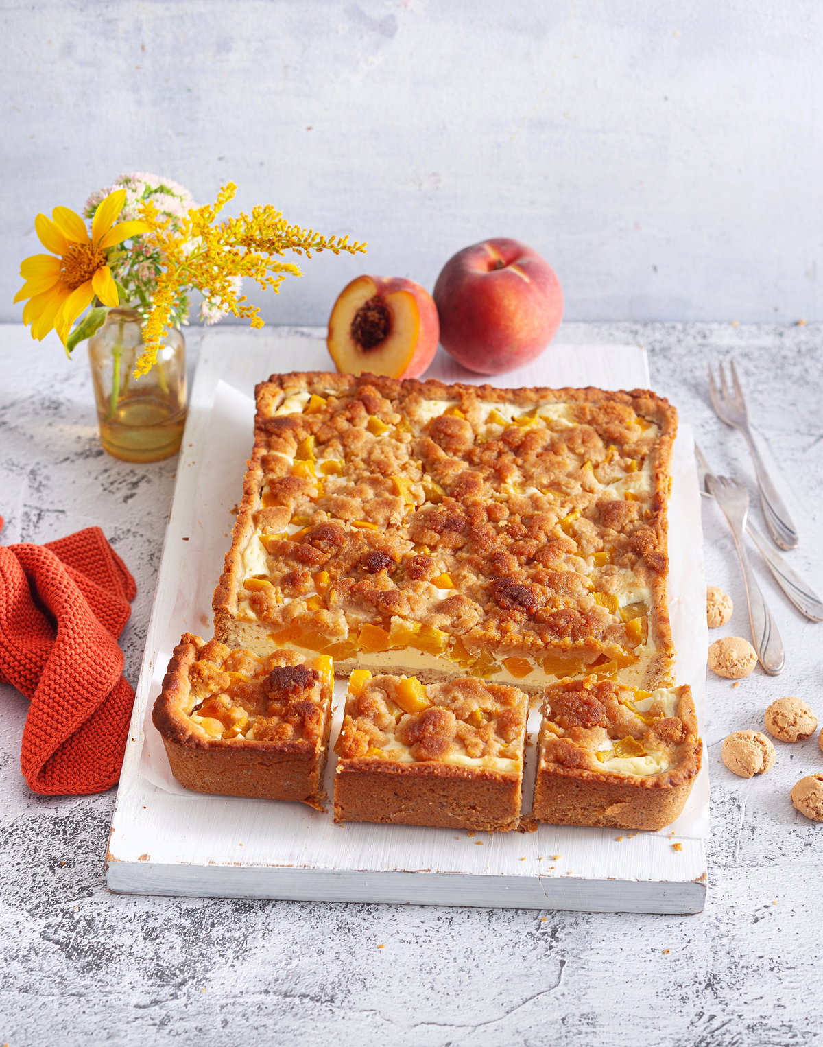 Pfirsichkuchen