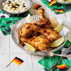Rezept für Hähnchenschenkel mit Dattel-Limetten-Dip 