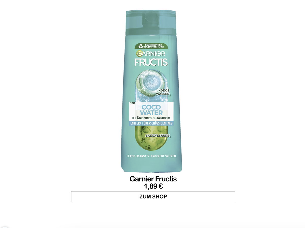 Garnier Fructis Shampoo mit Salizylsäure
