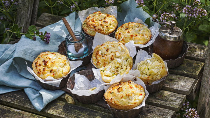 Gesunder Snack: Abnehmen mit Haferflocken-Zucchini-Muffins