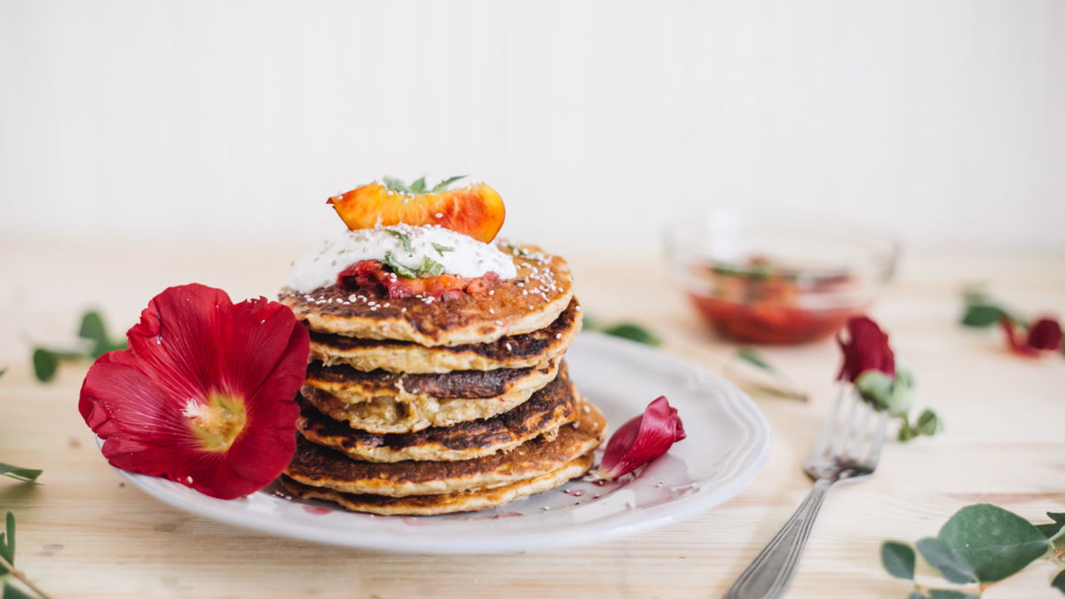 Gesunde Pfannkuchen ohne Mehl