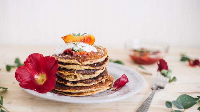 Gesunde Pfannkuchen ohne Mehl