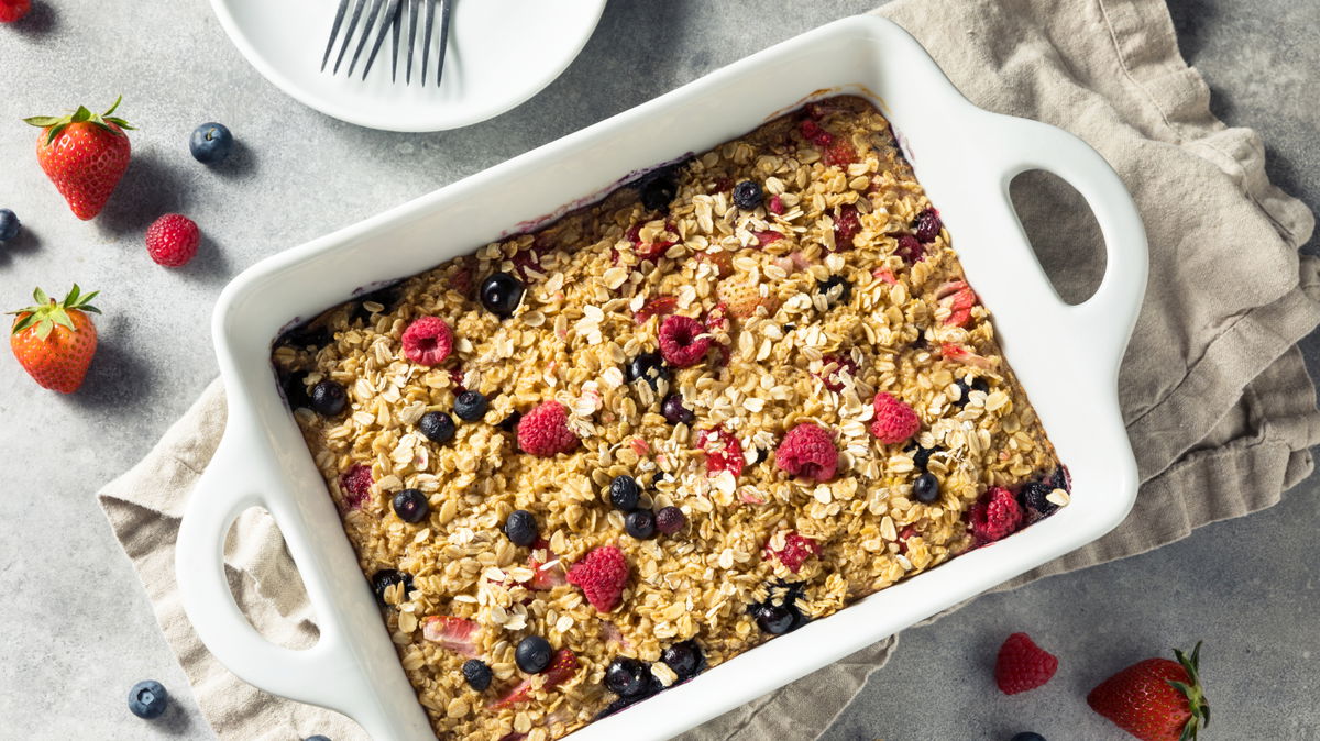 Auflauf mit Haferflocken und Quark: Rezept zum Abnehmen