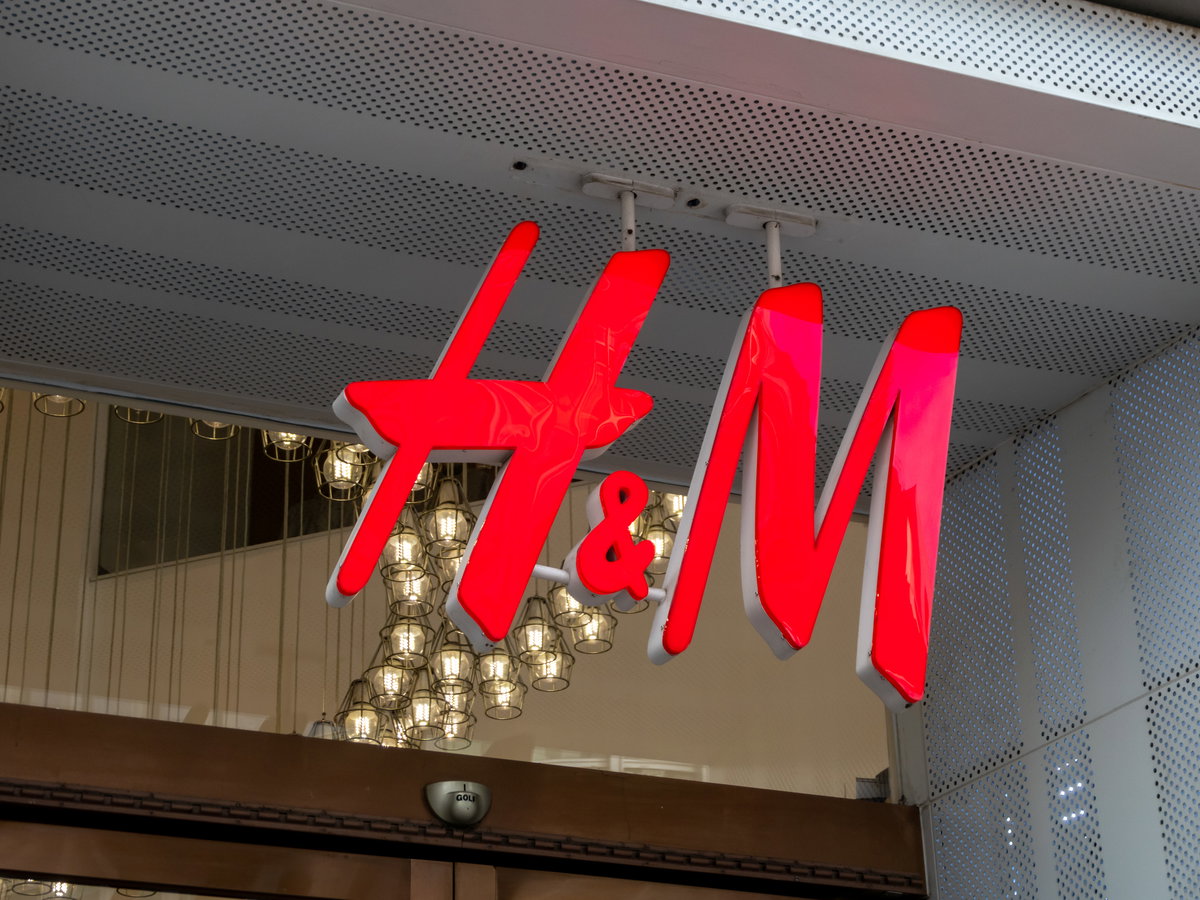 Eingang von einem H&M-Store