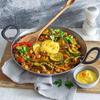 Schnelle Low-Carb-Hackfleischpfanne mit Kichererbsen