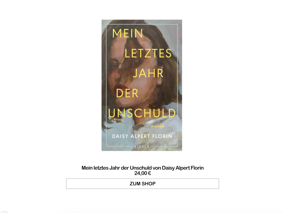 Mein letztes Jahr der Unschuld von Daisy Alpert Florin