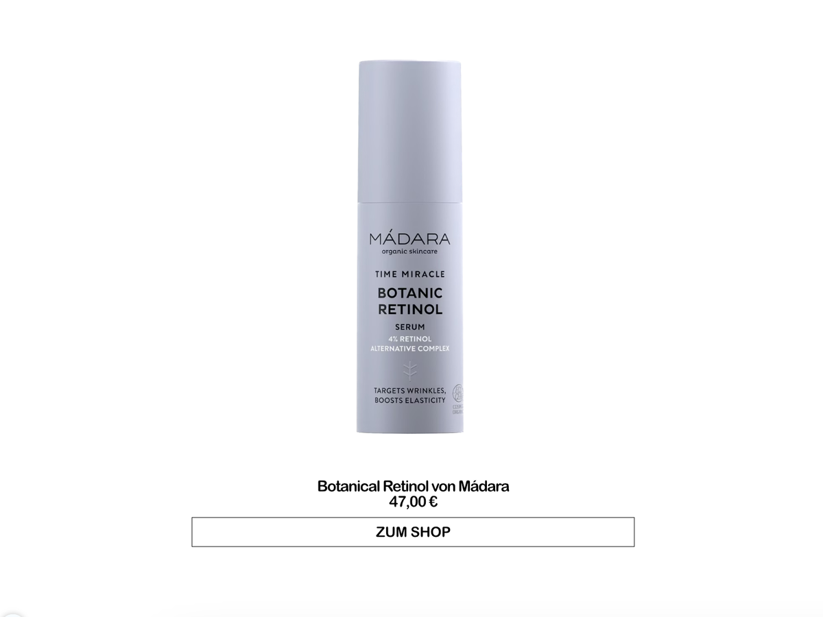 Botanical Retinol Serum von Mádara