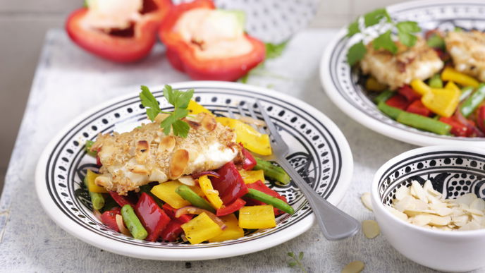 Abnehm-Rezept: Feta mit Haferflocken-Panade