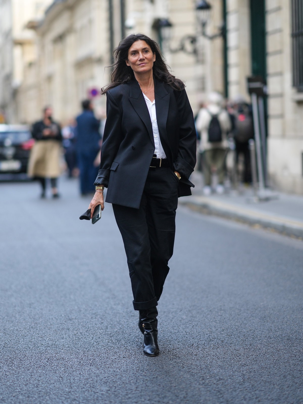Emmanuelle Alt in einem Hosenanzug