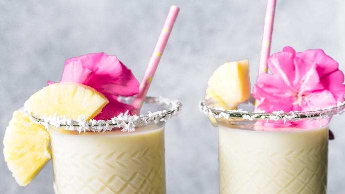 Rezept für einen cremigen Virgin Colada - ohne Alkohol