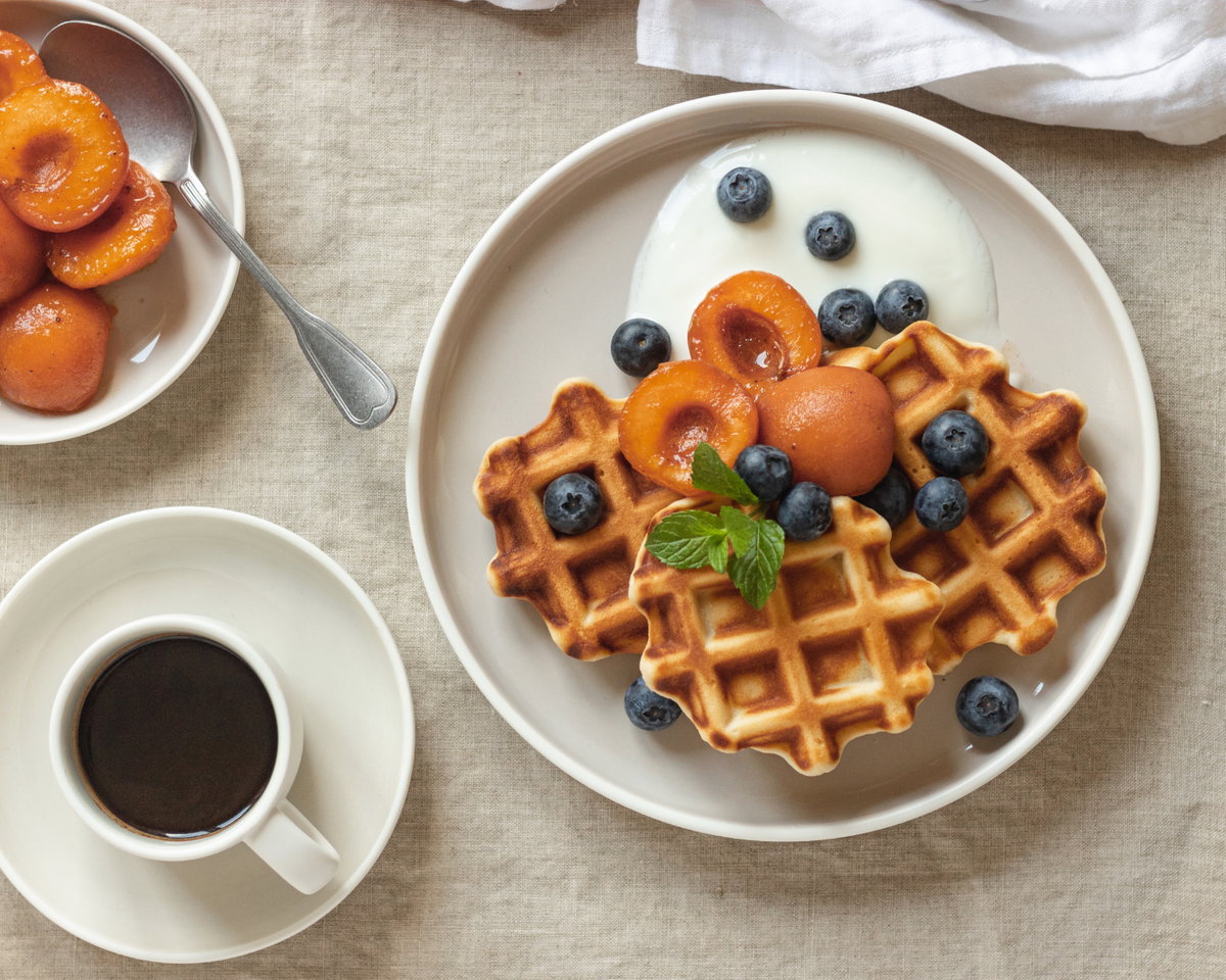 Haferflocken-Waffeln
