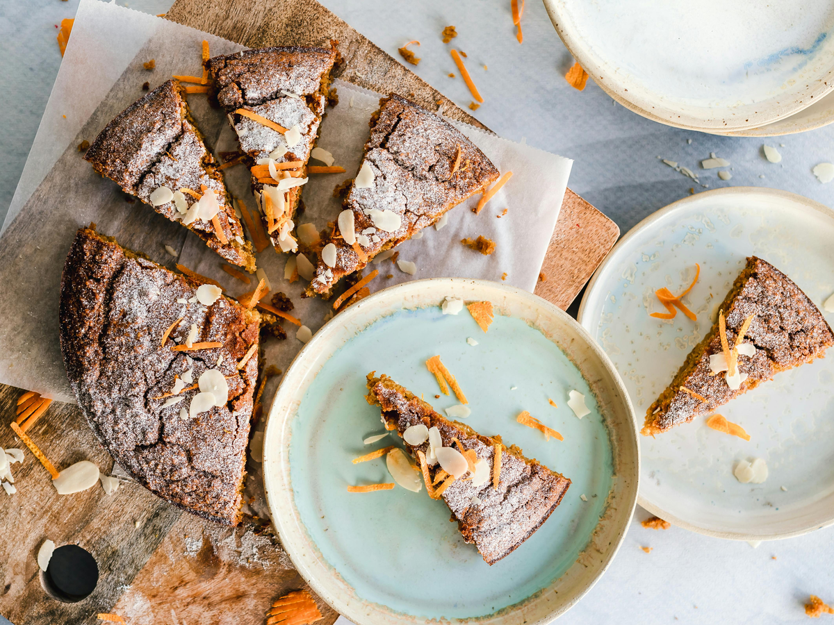 Selbst gebackener Kuchen ohne Mehl