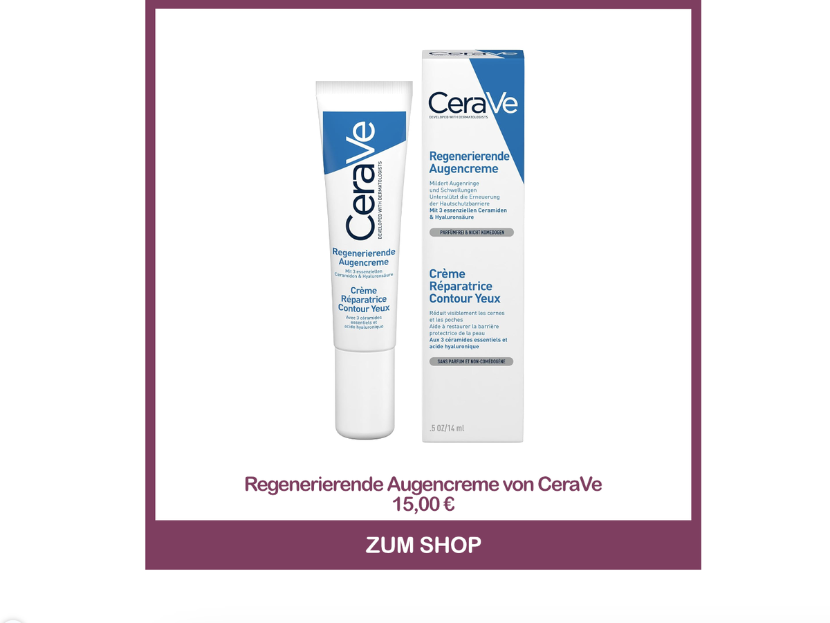 Beste Augencreme aus der Drogerie von CeraVe