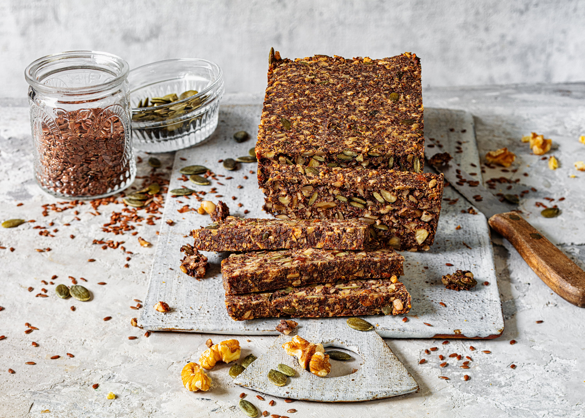 Brot ohne Mehl - Nussbrot ohne Mehl