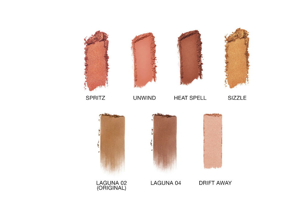 Farben der Lidschattenpalette von Nars