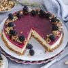 Rezept für Müsli-Brombeer-Käsekuchen 