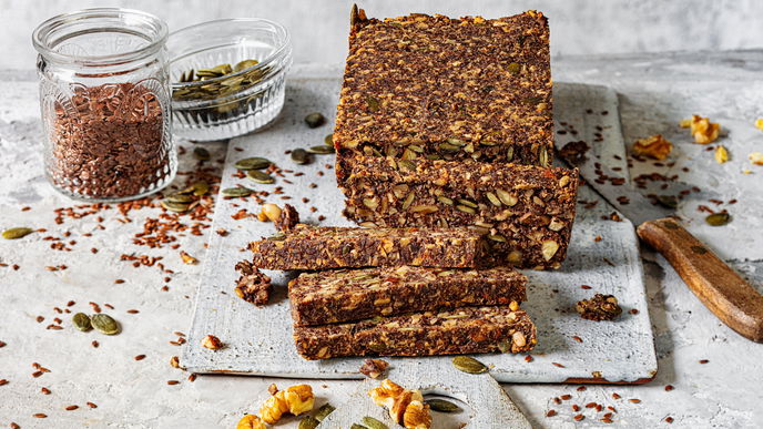 Rezept für ein Nussbrot ohne Mehl