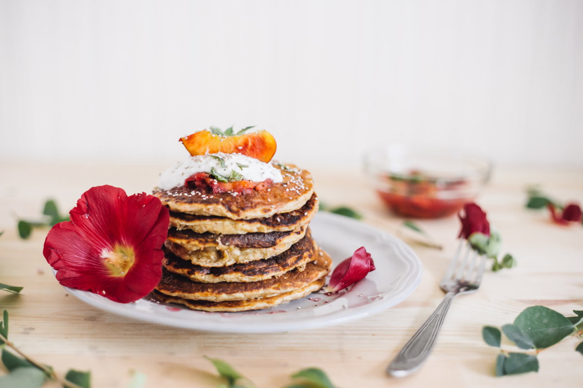 Haferflocken-Pfannkuchen