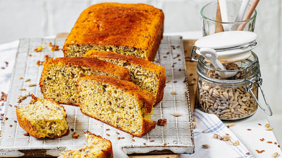 Rezept für ein einfaches und mehlfreies Brot mit Mandelmehl