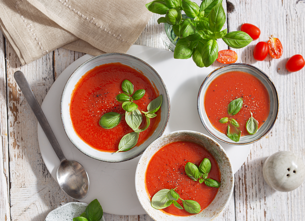 One-Pot-Gerichte fürs Camping - One-Pot-Tomatensuppe