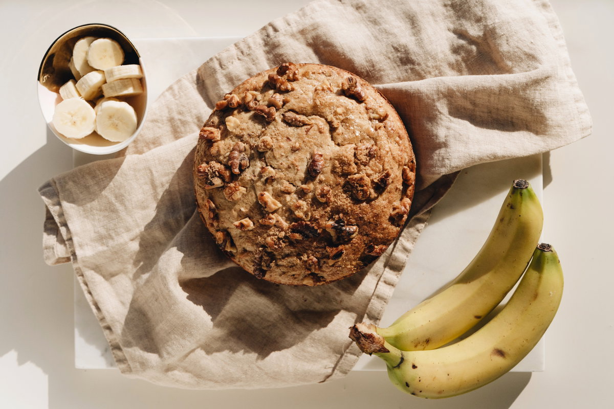 Bananenbrot ohne Zucker