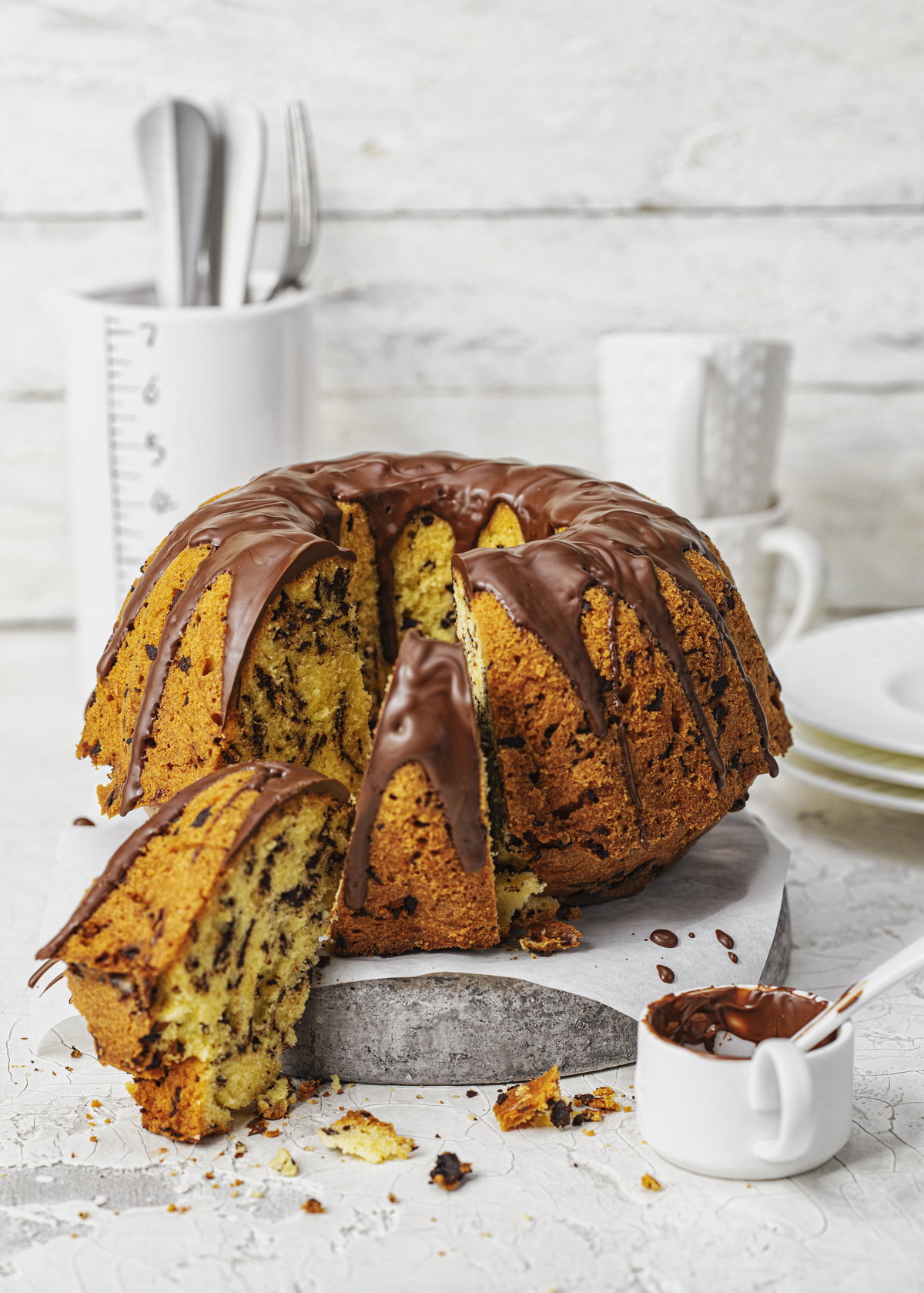 Schoko-Napfkuchen ohne Zucker