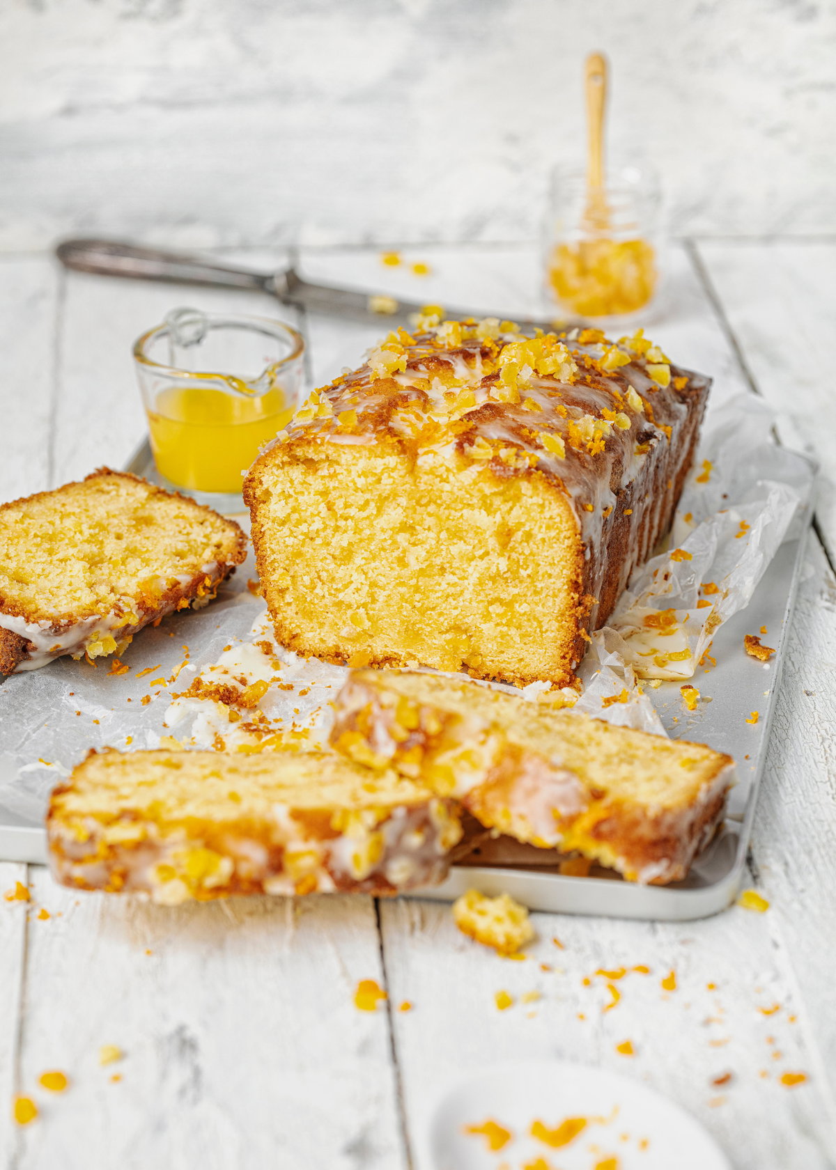 Orangen-Rührkuchen ohne Zucker