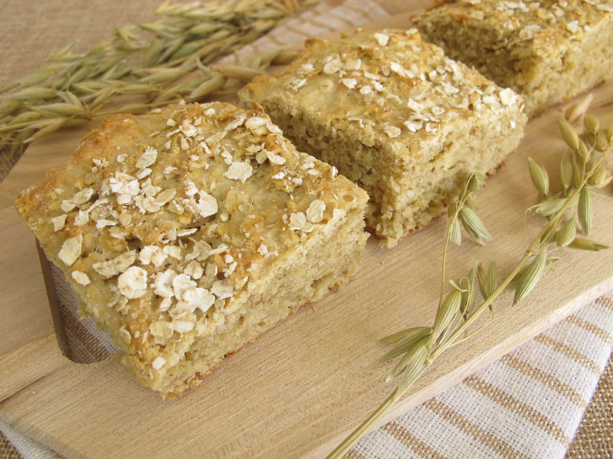 Rührkuchen mit Haferflocken und Quark