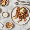 Unser Rezept für Waffeln mit Haferflocken und Quark