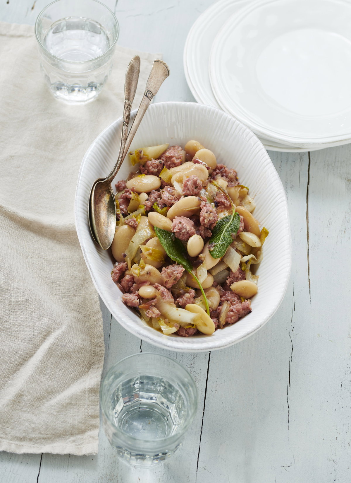 Weiße Bohnen mit Salsiccia