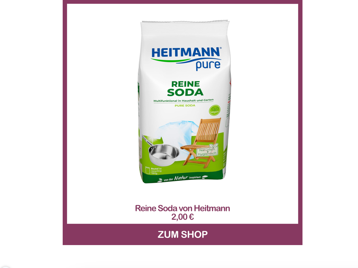 Abfluss reinigen mit Reine Rosa von Heitmann