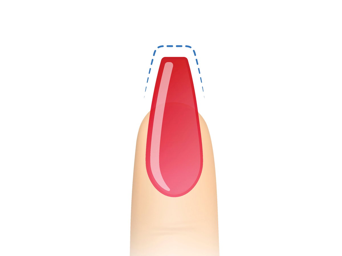 Ballerina Nagelform