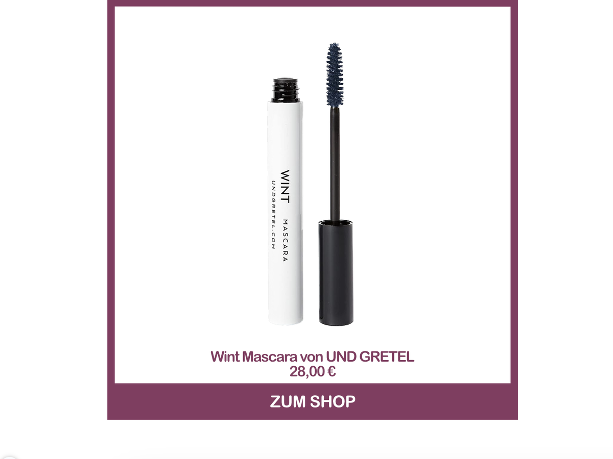 Beste Mascara Naturkosmetik - Wint Mascara von UND GRETEL