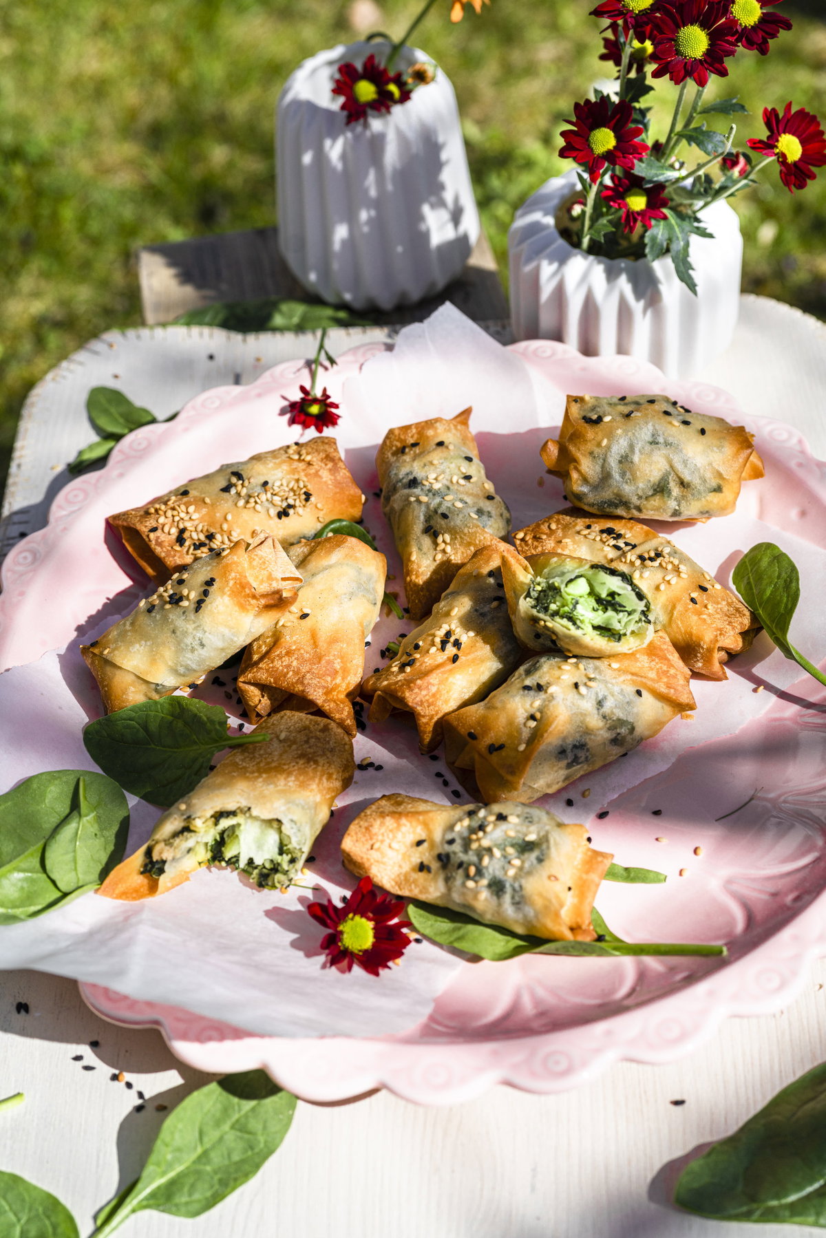 Börek mit Spinatfüllung
