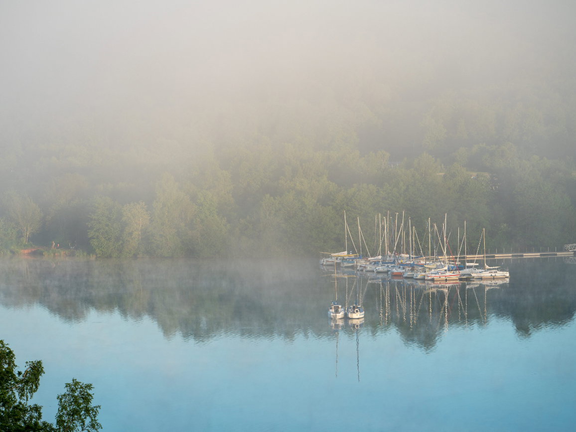 Camping am See in Deutschland am Bostalsee