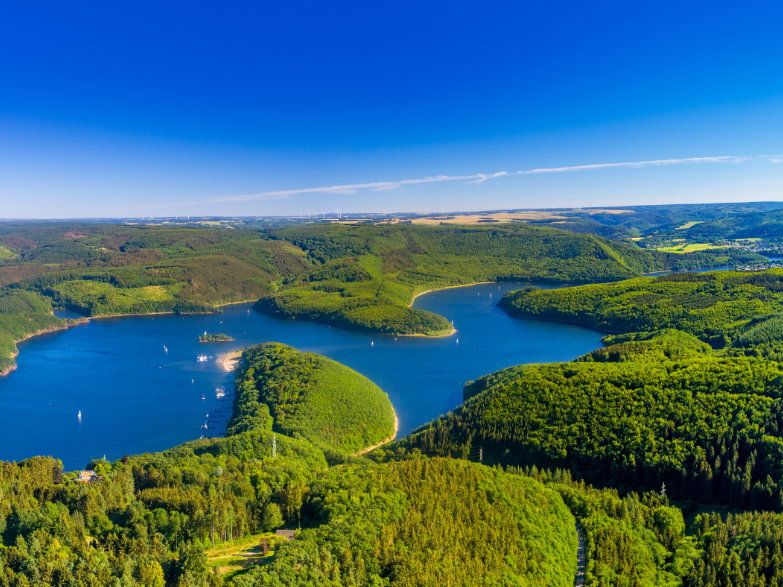 Camping am See in Deutschland am Rursee