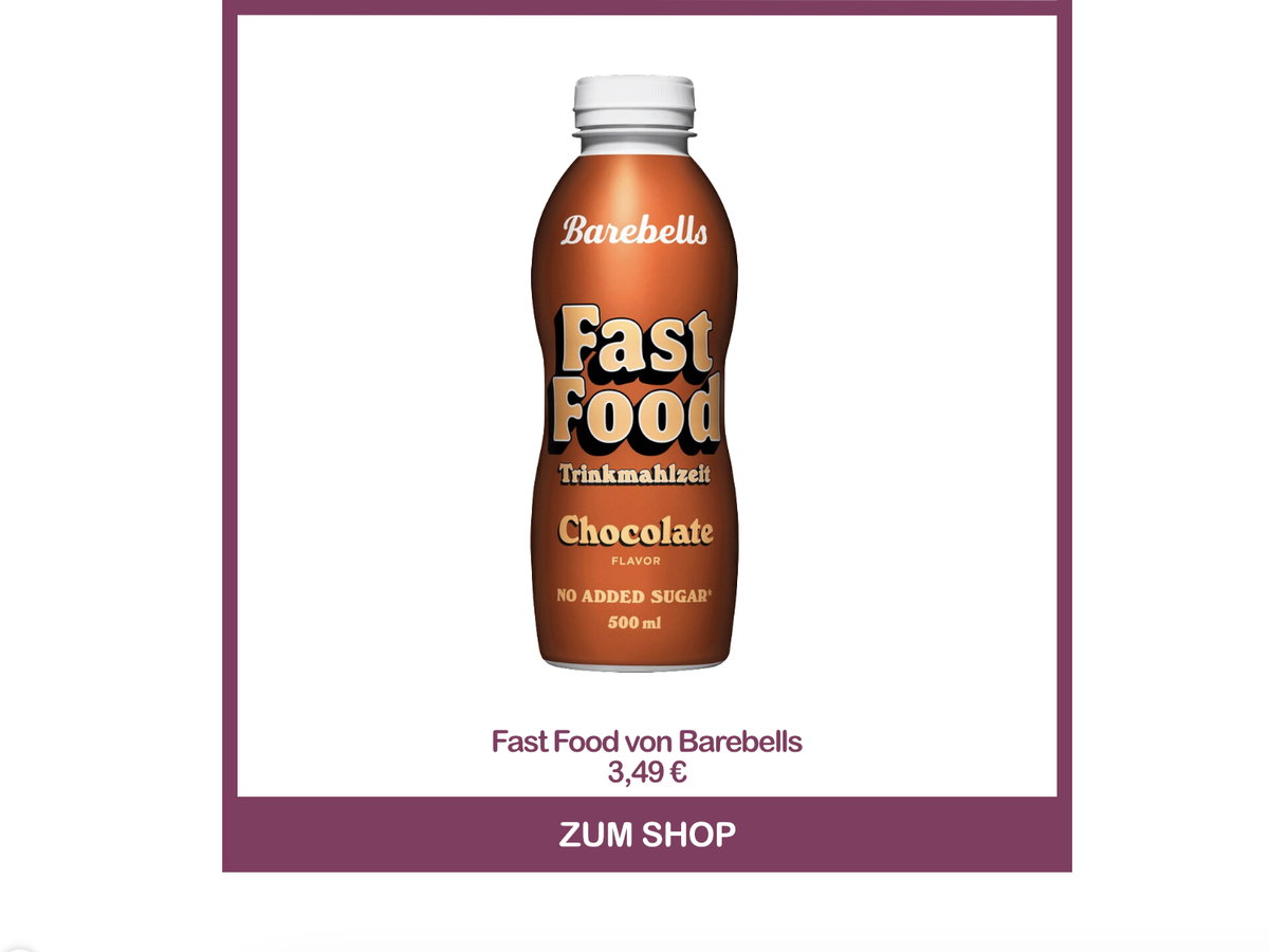 Fast Food von Barebells