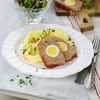 Rezept für Falscher Hase mit Stampfkartoffeln