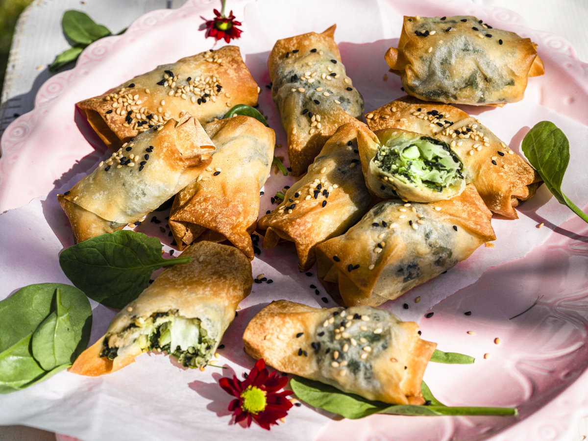 Börek mit Spinatfüllung