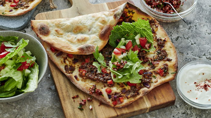 Unser Rezept für Lahmacun: Türkische Pizza 