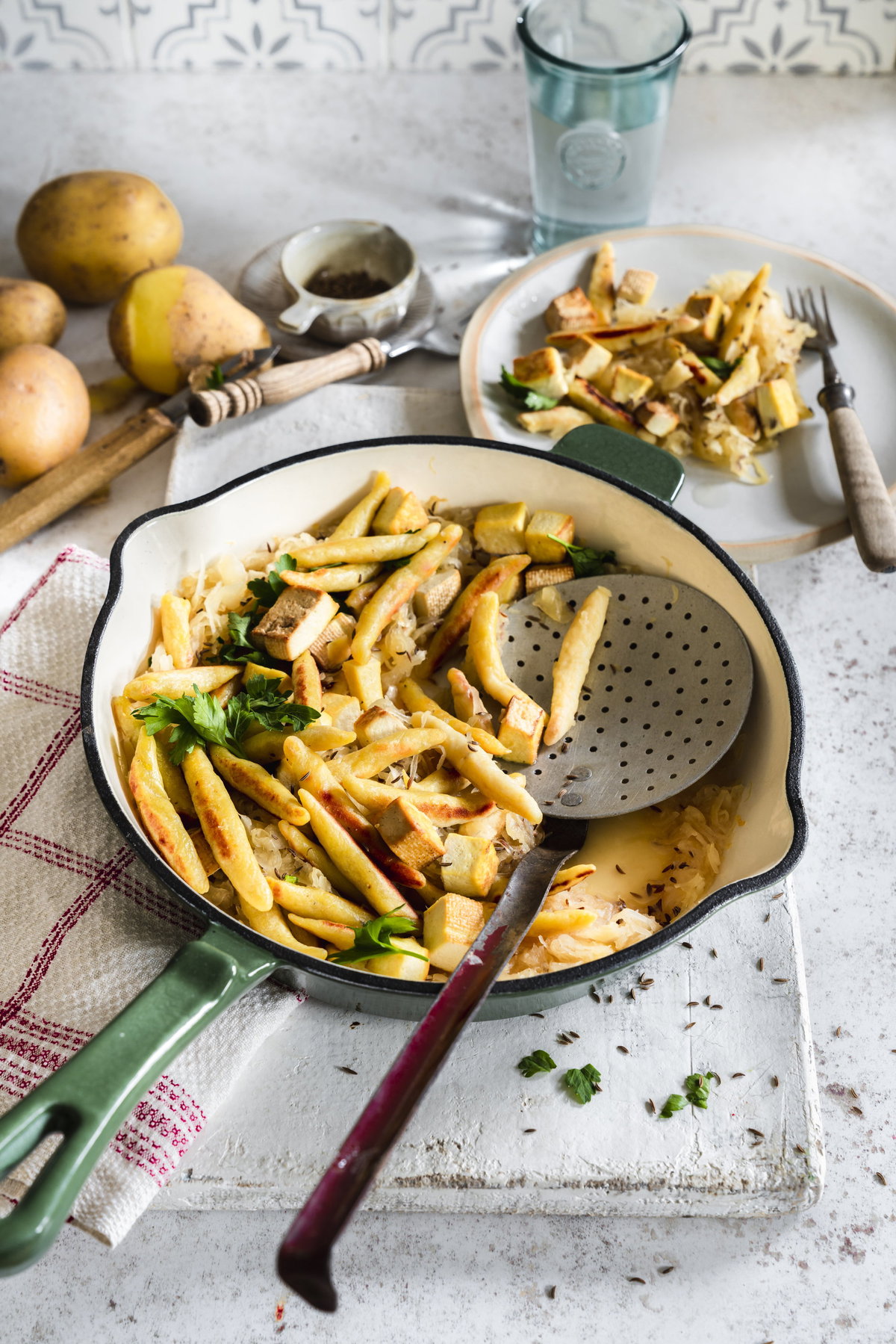 Vegane Schupfnudeln