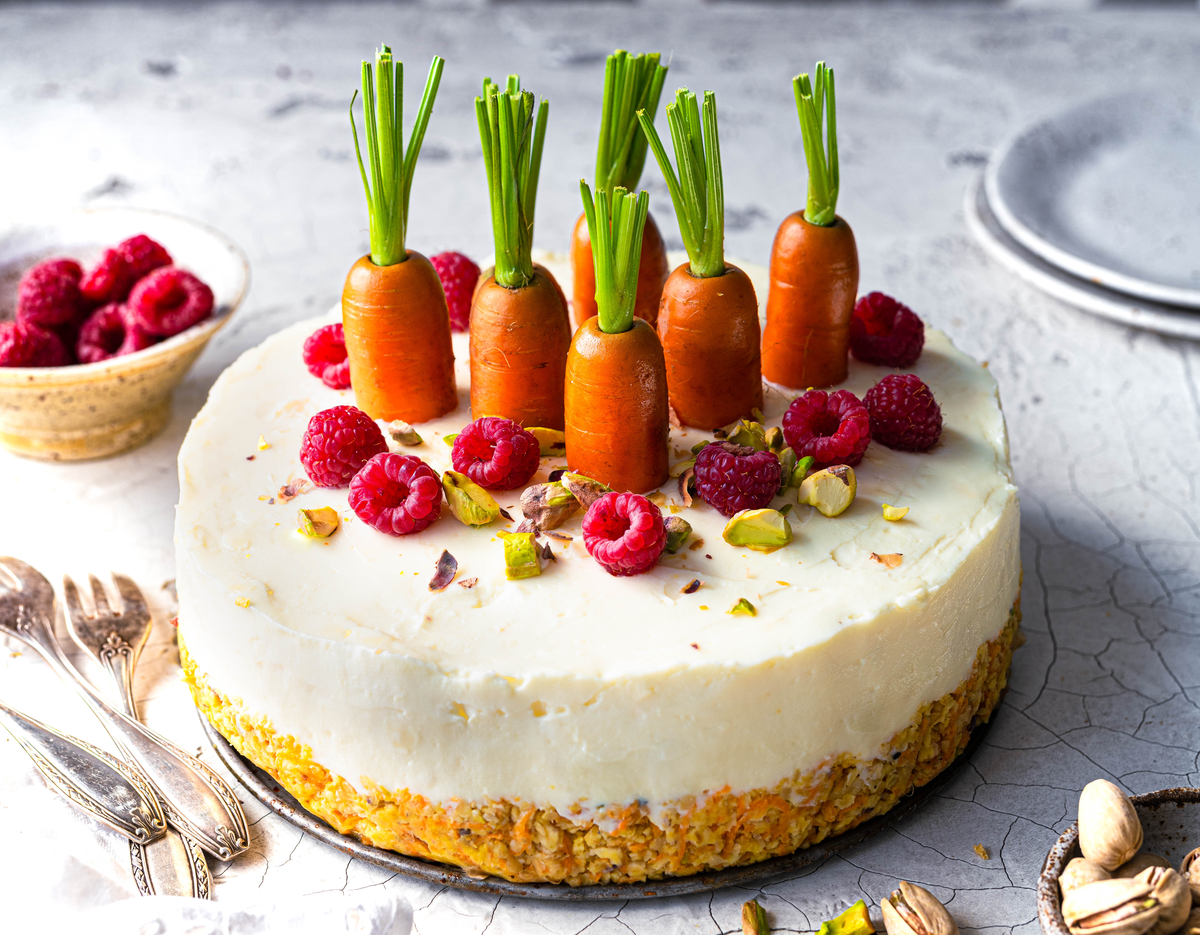 Kuchen ohne Mehl - Oster-Cheesecake