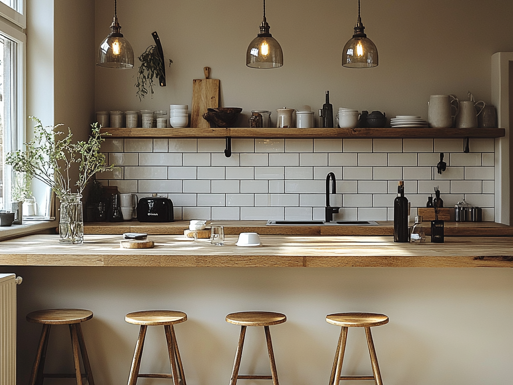 Minimalistisch wohnen - Idee für die Küche