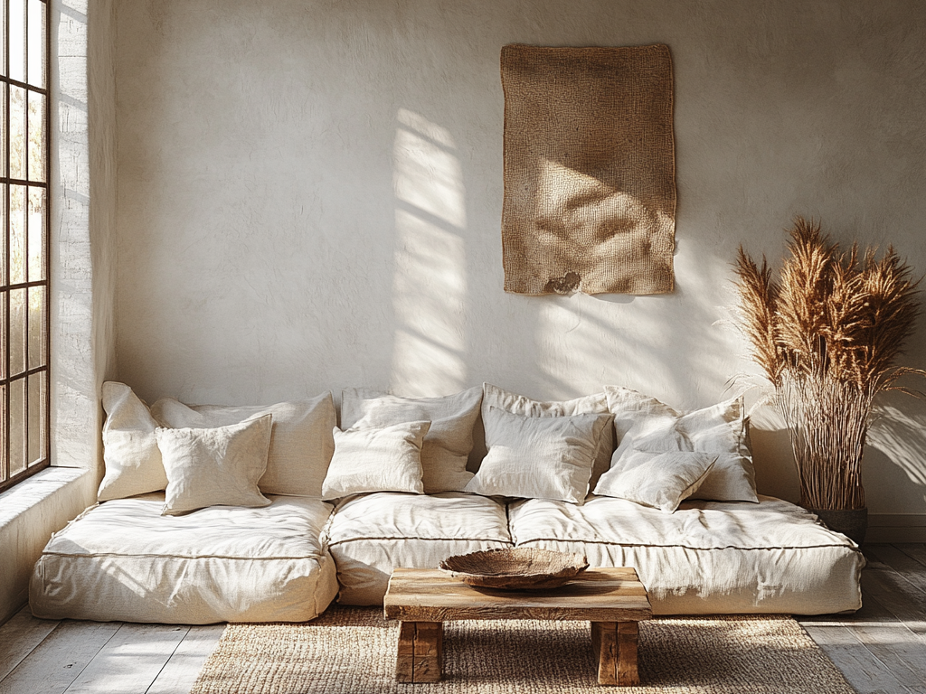 Minimalistisch wohnen - Idee fürs Wohnzimmer